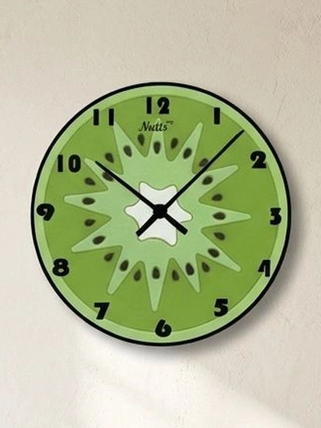 Nutts Multicoloured Printed Contemporary Wall Clock-picture-27