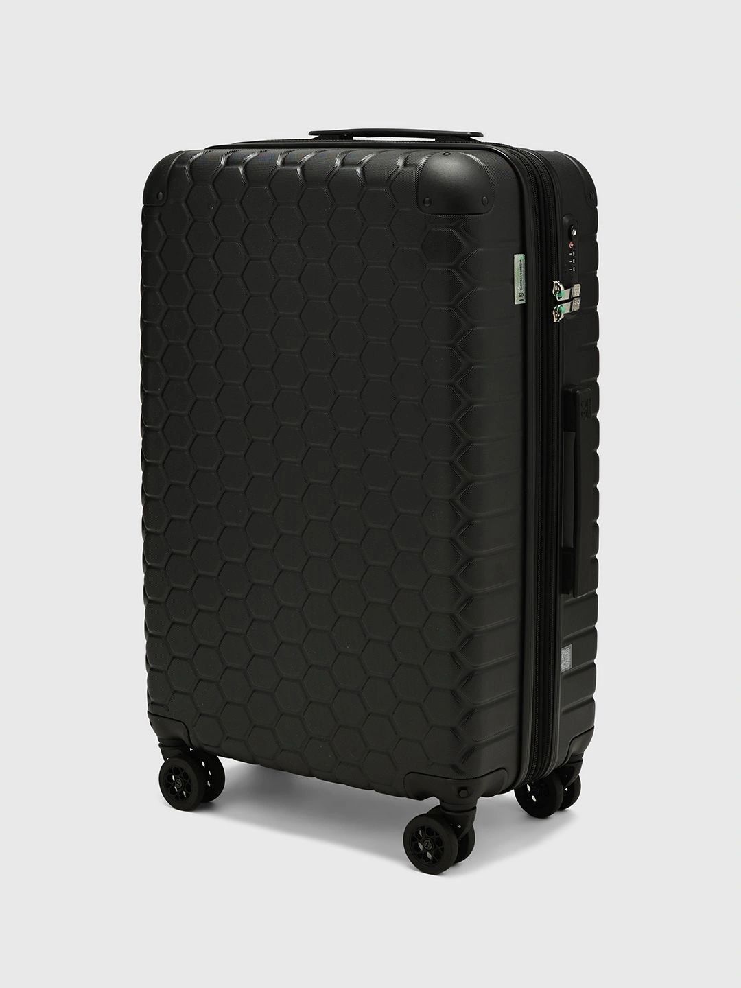 CARPISA ITALIA Gotech Green Geometric Design Hard Sided Medium Trolley Bag-picture-46
