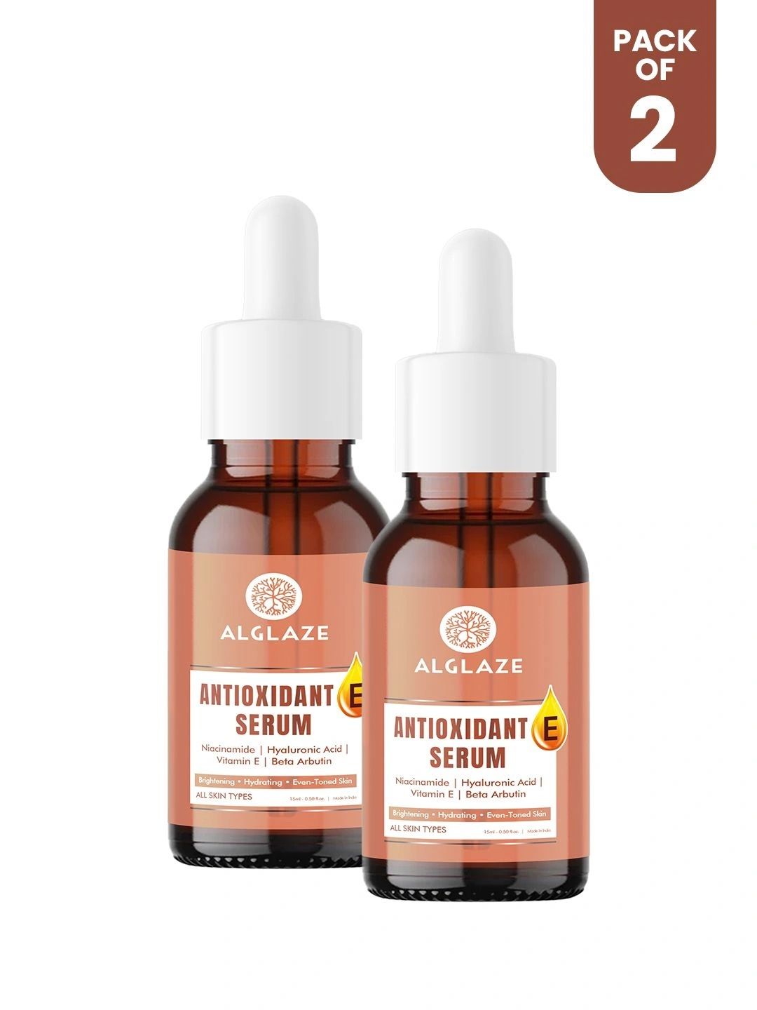 ALGLAZE Set Of 2 Antioxidant E Face Serum - 15 ml Each-picture-24
