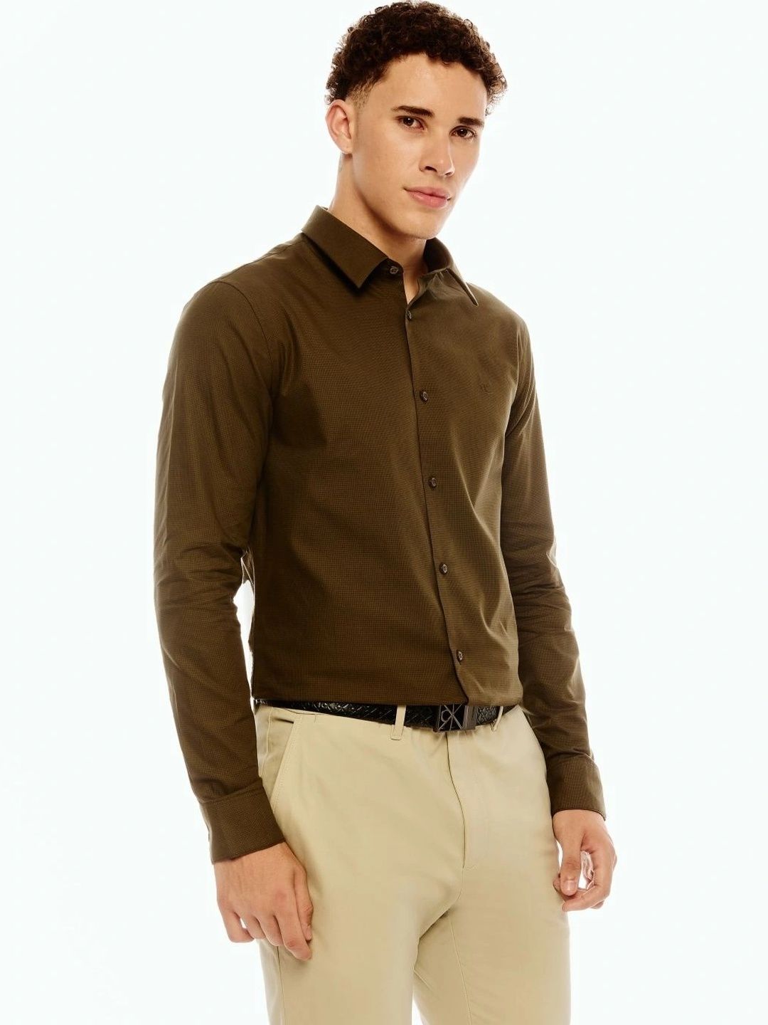 Calvin Klein Jeans Men Slim Fit Casual Shirt-picture-23
