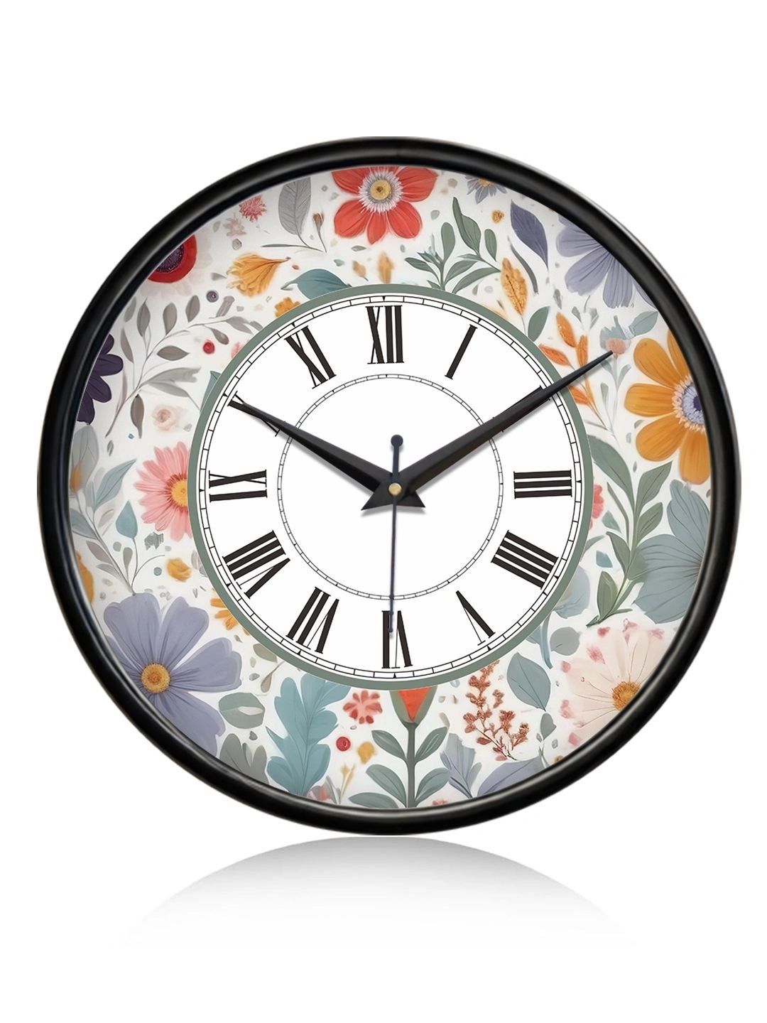 OLIVE TREE Black Printed Wall Clock-image-40