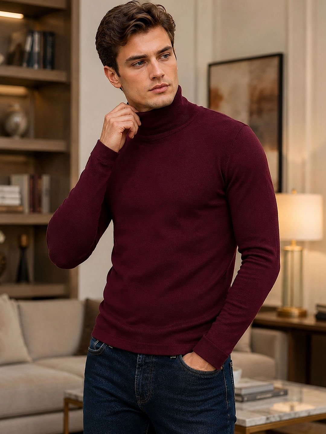 MaverIQ Men Ribbed Pullover-picture-29