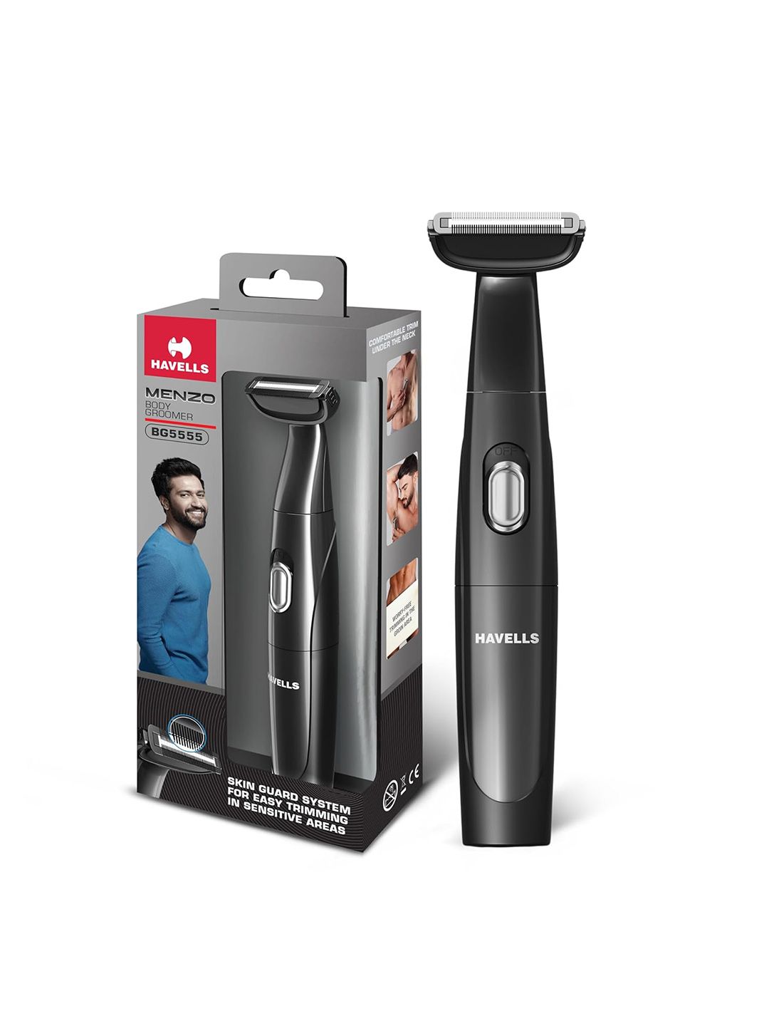 Havells BG5555 Waterproof Menzo Full-Body Trimmer - Black-picture-14