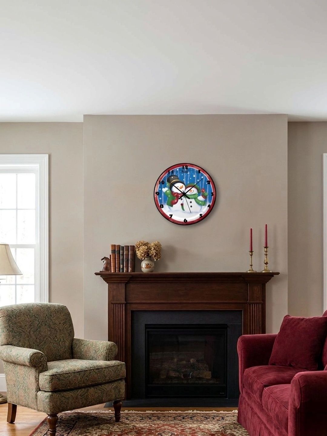 Nutts Multicoloured Printed Wall Clock-picture-44