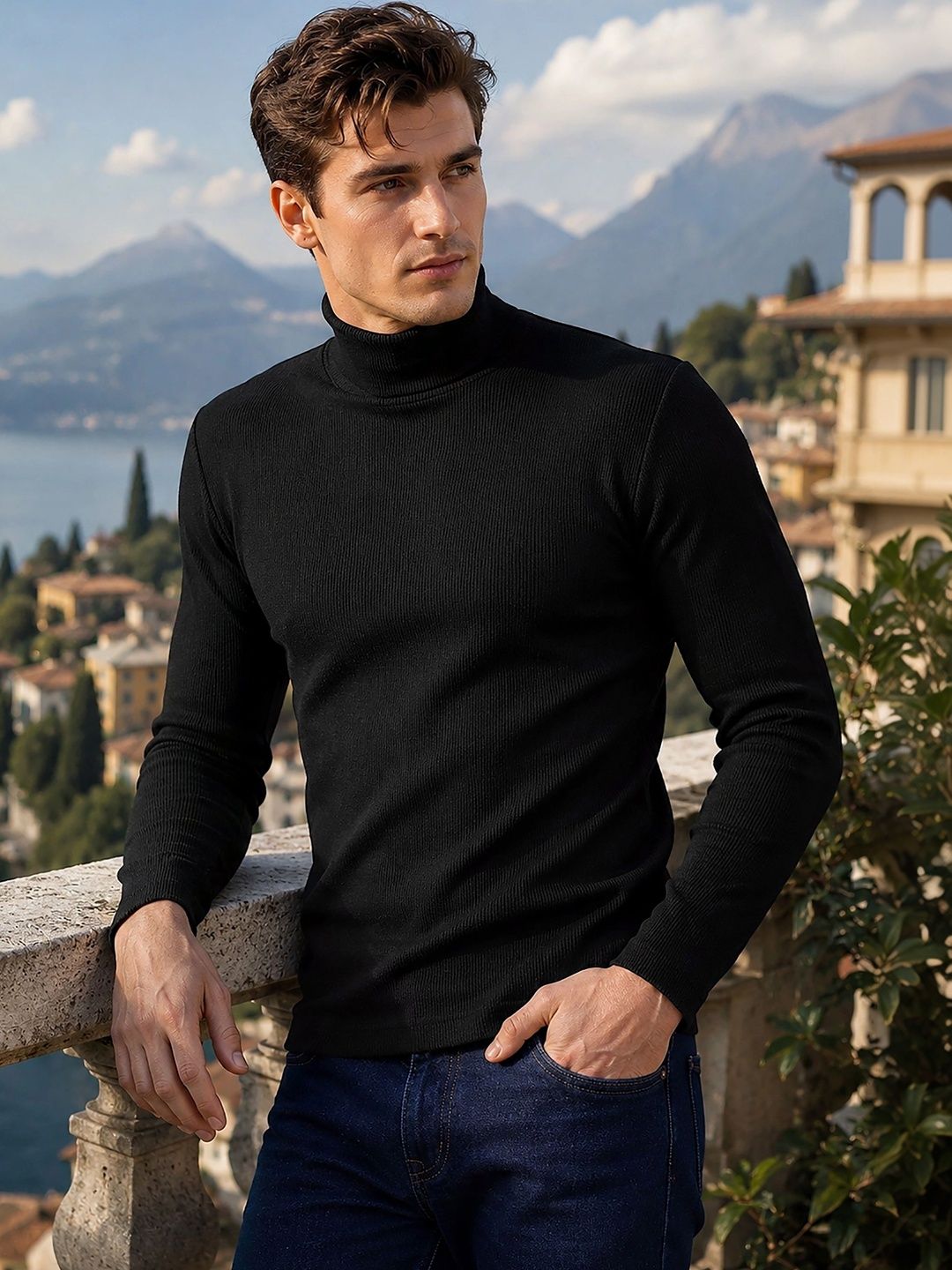 MaverIQ Men Ribbed Pullover-picture-14