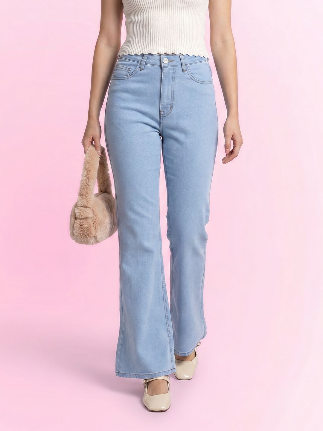 DressBerry Women Bootcut Stretchable Jeans