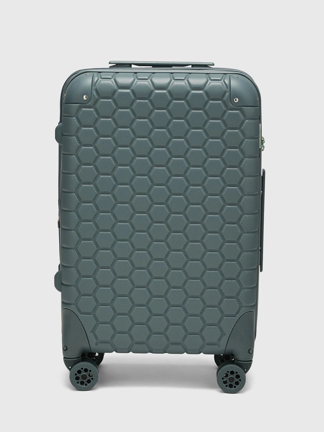 CARPISA ITALIA Gotech Green Geometric Design Hard Sided Medium Trolley Bag-picture-22