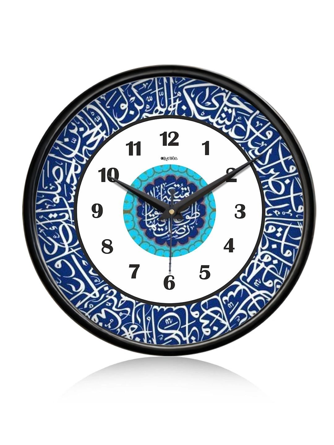 OLIVE TREE Black Printed Wall Clock-picture-48