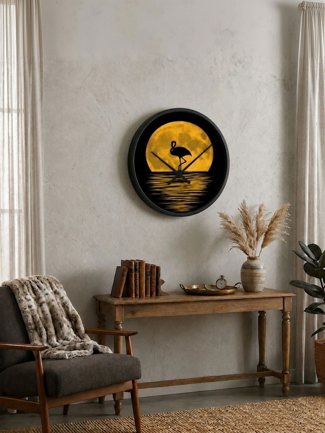 Nutts Multicoloured Printed Contemporary Wall Clock-picture-18