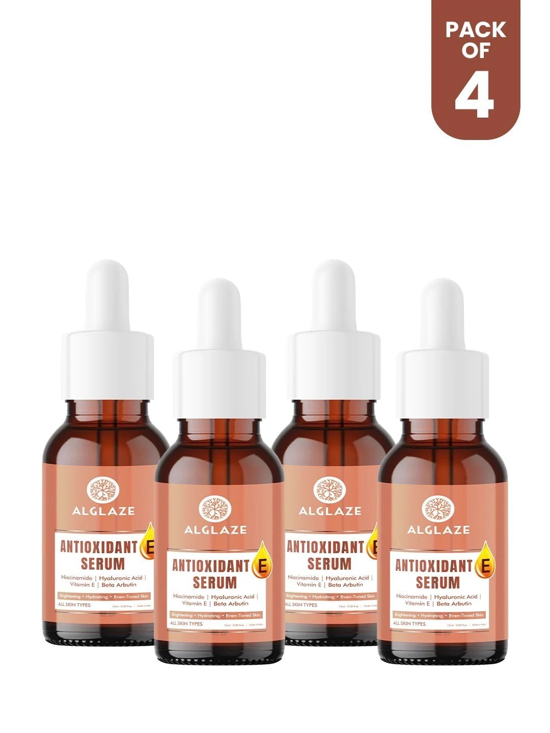 ALGLAZE Set Of 4 Antioxidant E Face Serum - 15 ml Each-picture-25
