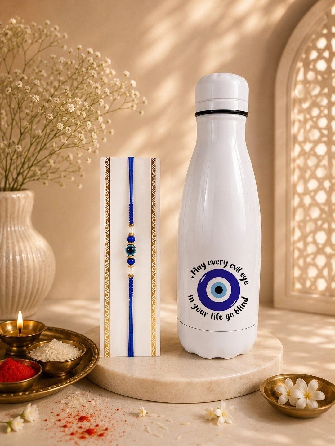 Giftii Nazar Kavach Supreme Rakhi & Evil Eye Bottle Set-picture-30