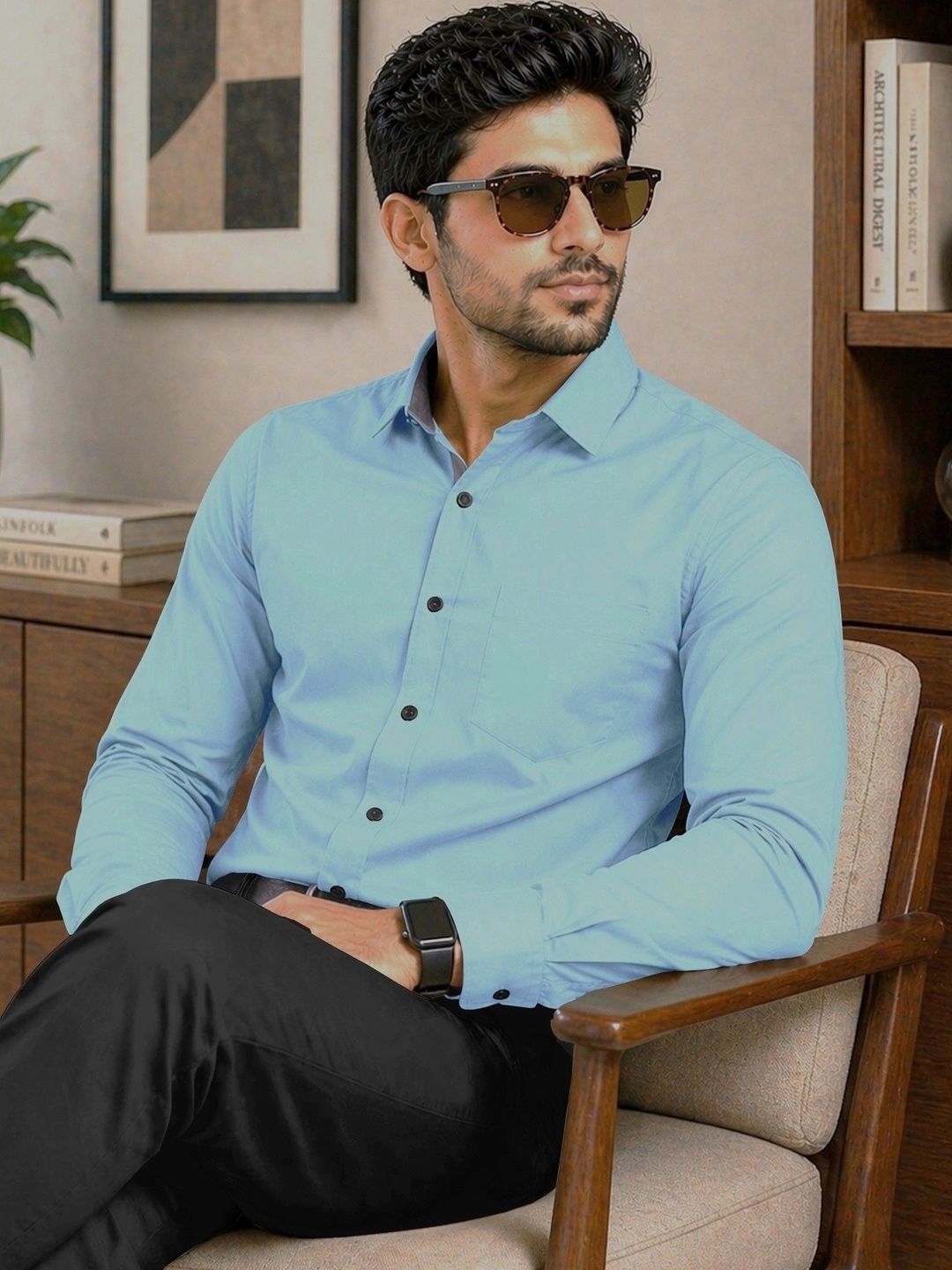Yellow Dash Men Standard Casual Shirt-picture-15