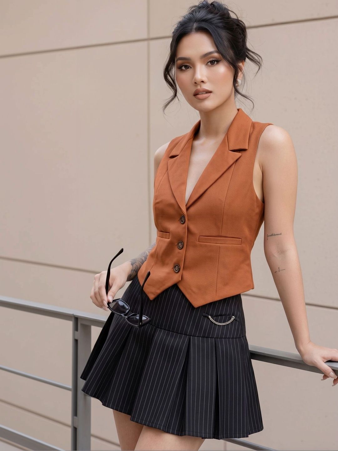 NEW-18 Notch Lapel Woven Formal Waistcoat-image-26