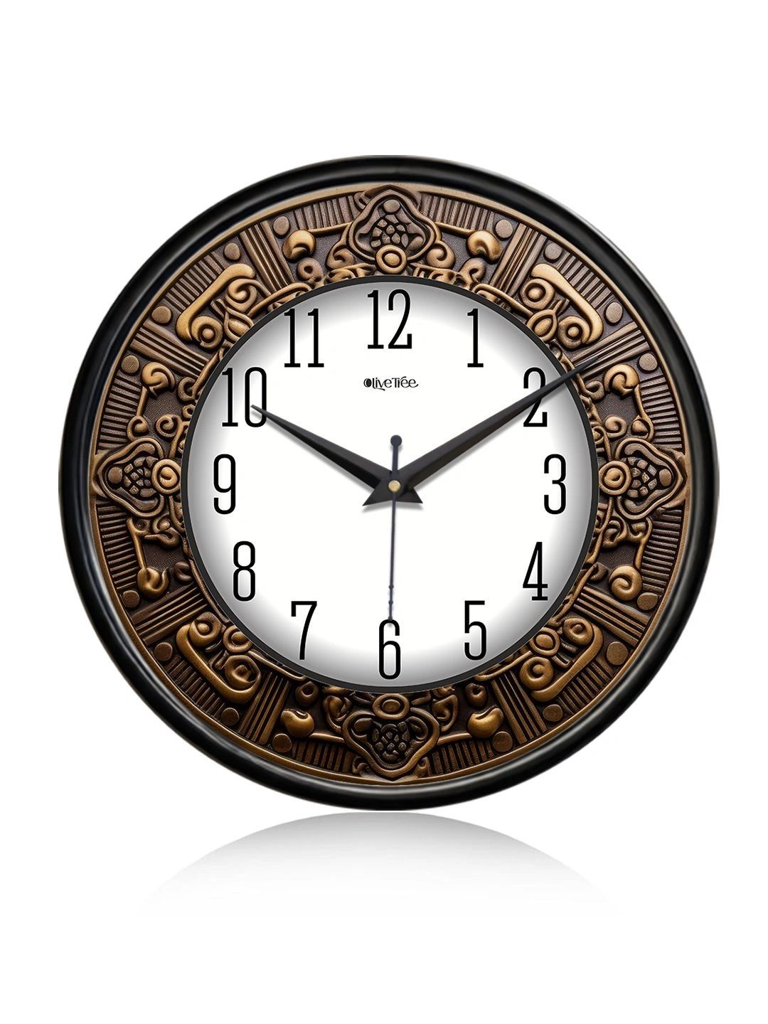 OLIVE TREE Black Traditional Wall Clock-picture-40