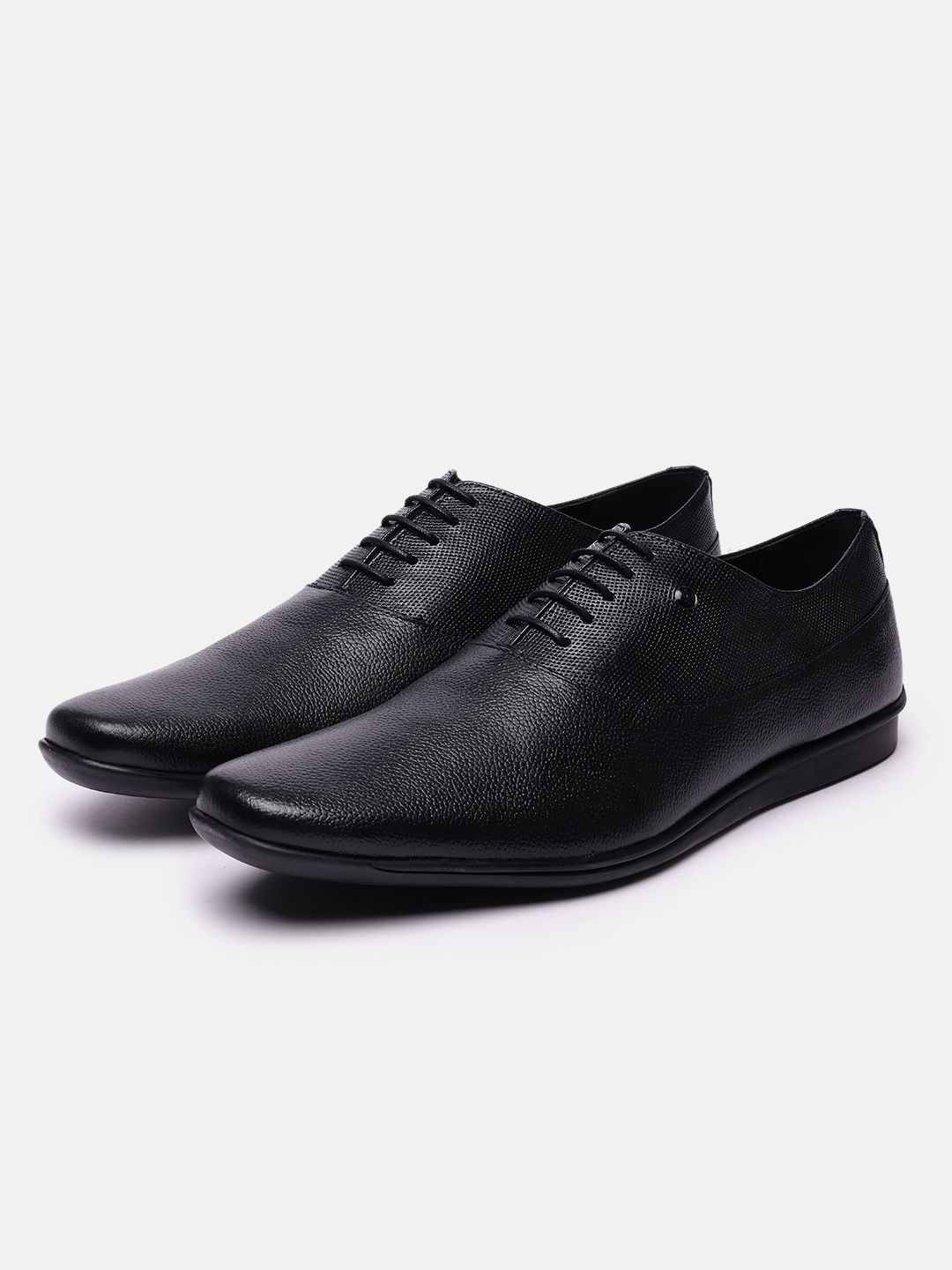 Van Heusen Men Textured Leather Pointed Toe Lace-Ups Oxfords Formal Shoes-picture-52