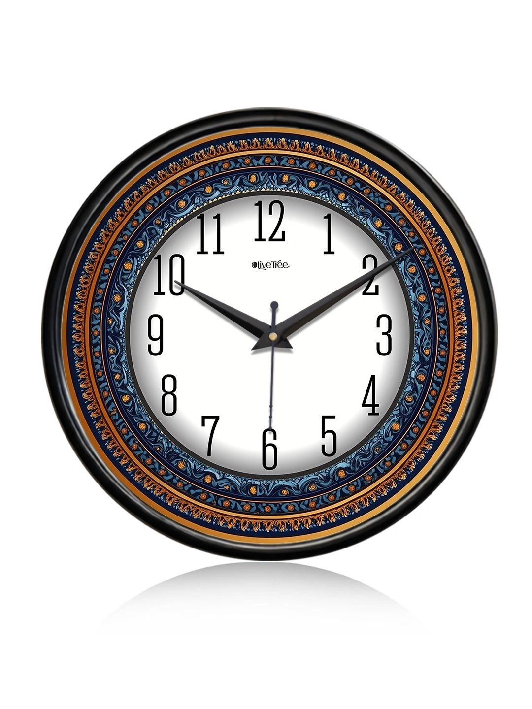 OLIVE TREE Black Printed Wall Clock-image-27