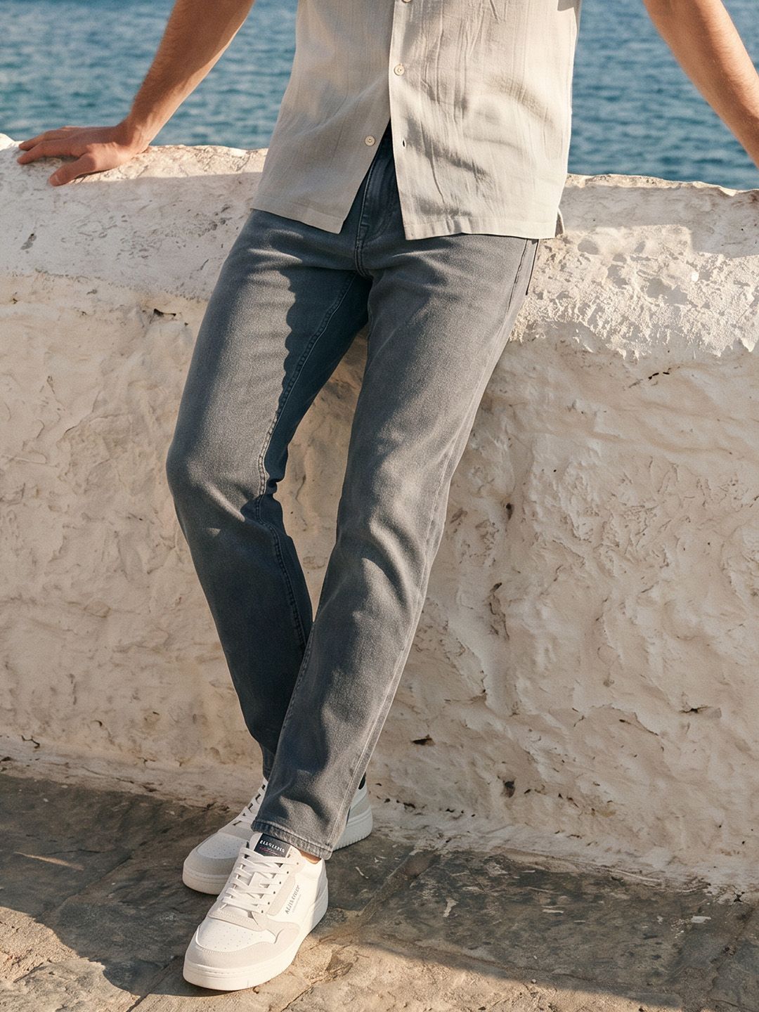 Mast & Harbour Men Slim Fit Stretchable Jeans