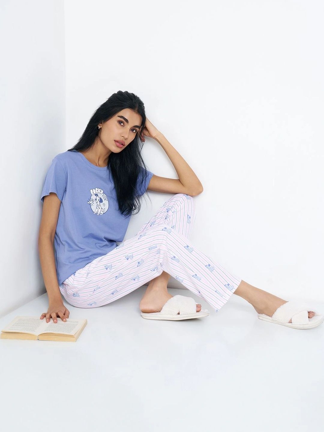Dreamz by Pantaloons Women Printed Night suit-picture-37
