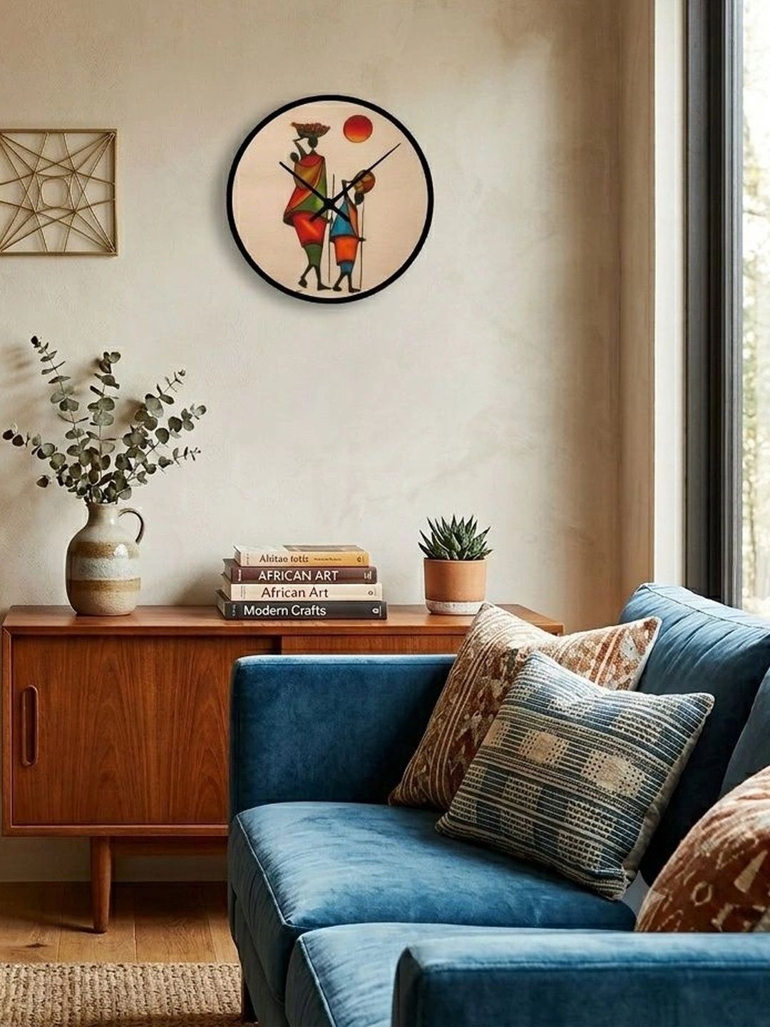 Nutts Multicoloured Printed Wall Clock-picture-38