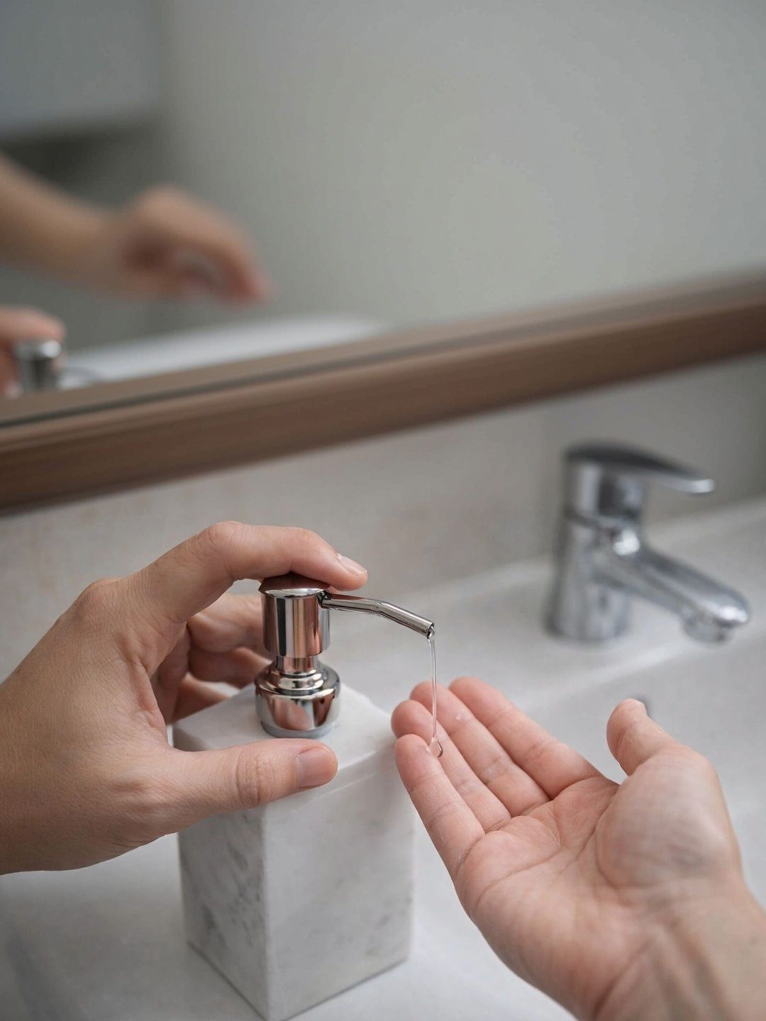 Kay31.com White Textured Marble Soap Dispenser-picture-32