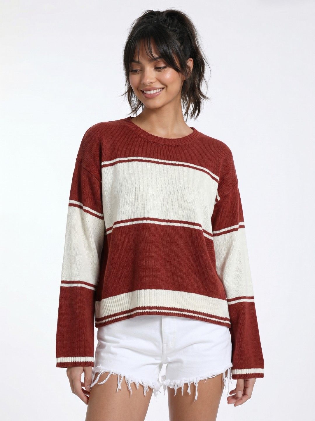 glitchez Colourblocked Knitted Pullover-picture-13