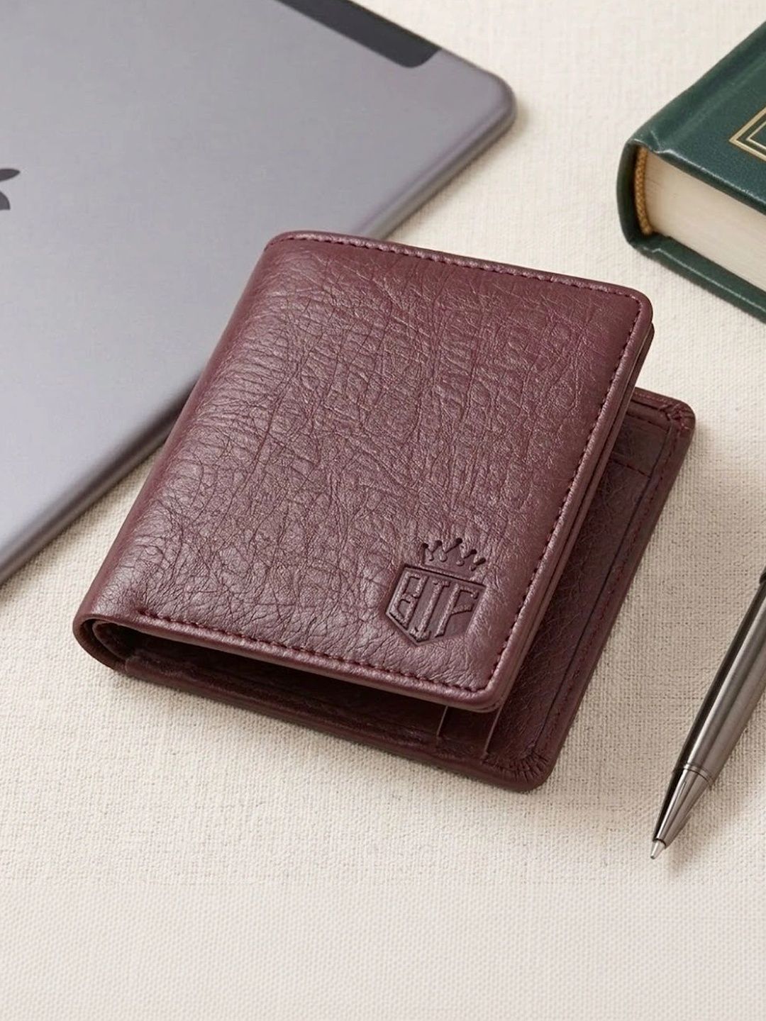 BIF Men Textured PU Two Fold Wallet-picture-38