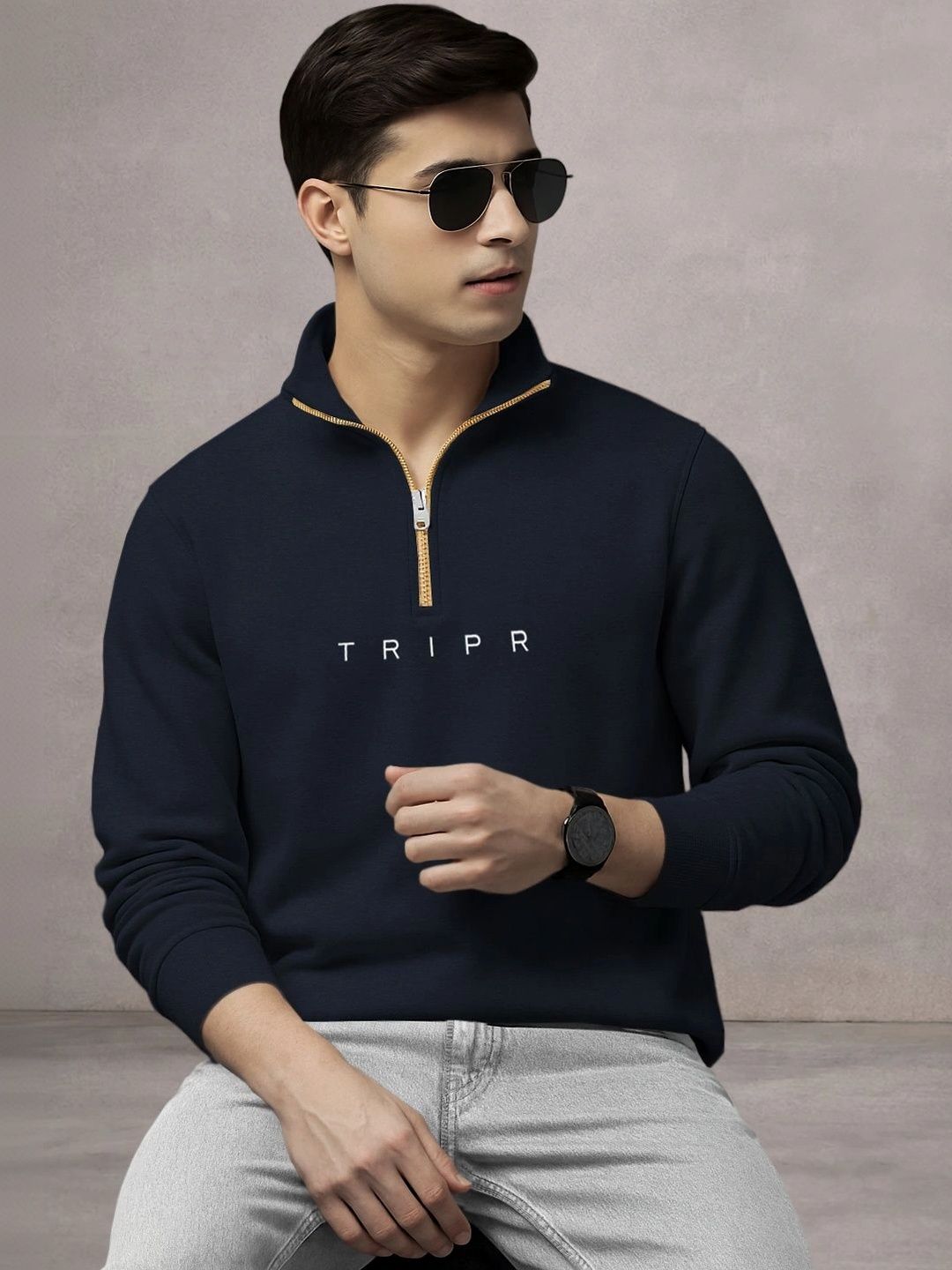 TRIPR Men Typography Pullover-picture-30