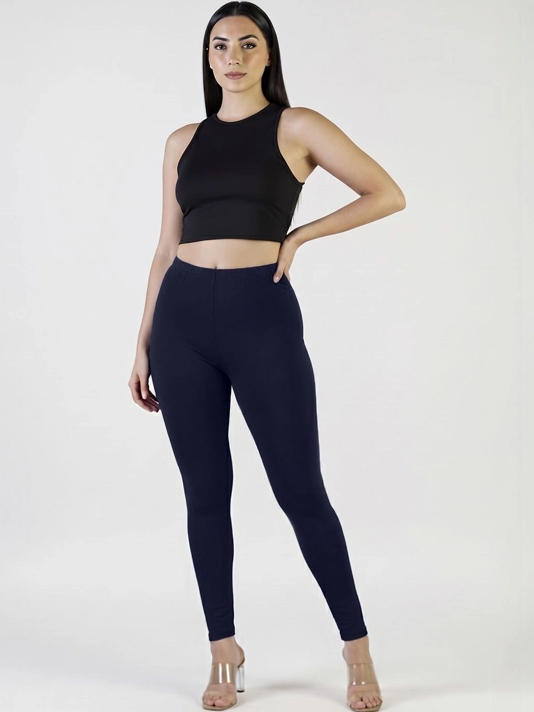Plus Size Women Cotton Leggings-picture-9