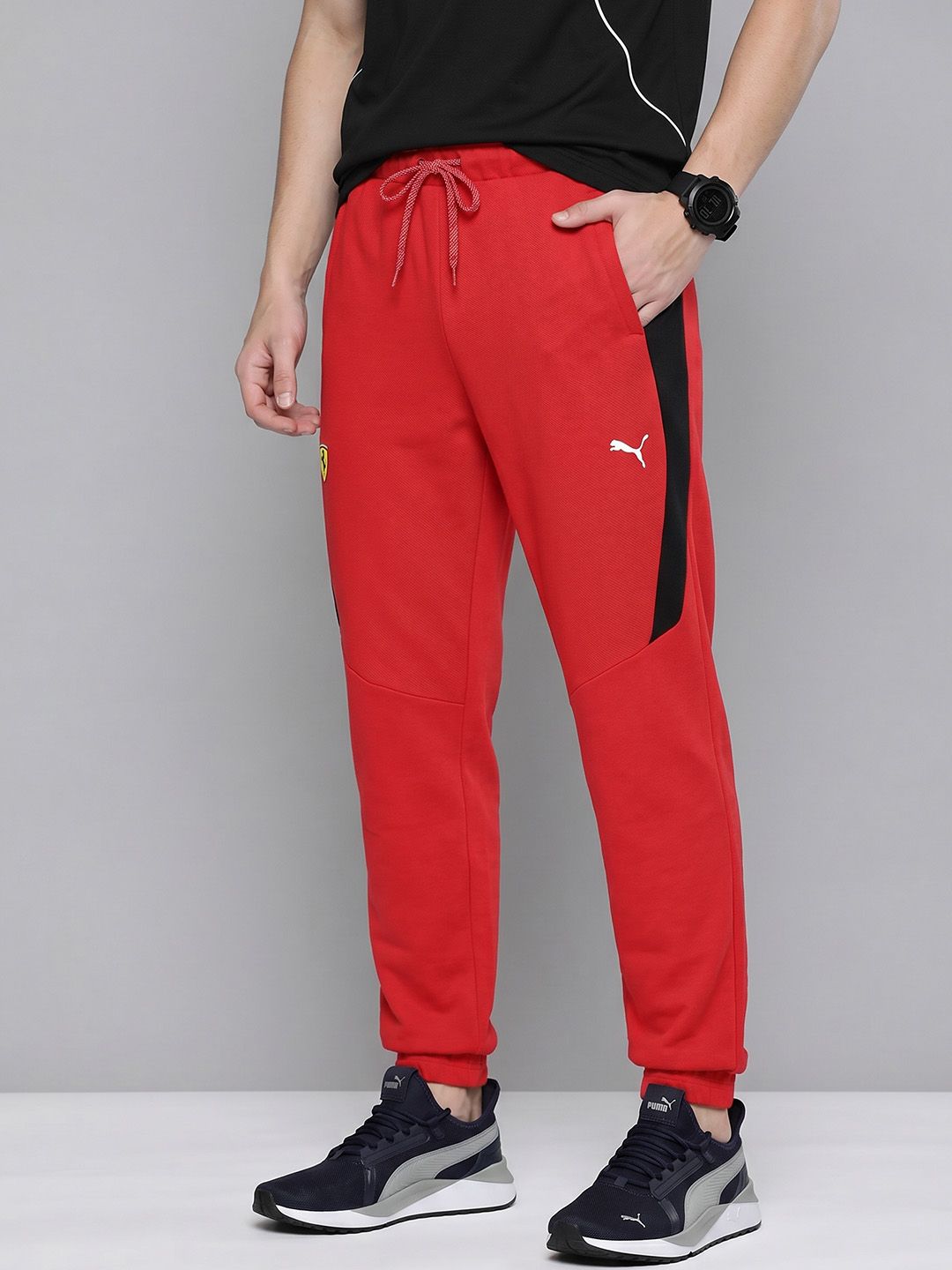 PUMA Motorsport Men Ferrari PM1 Straight Fit Training Joggers-picture-11
