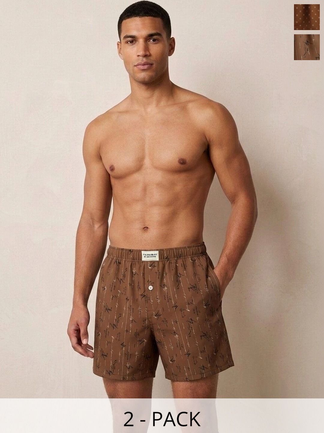 MAXZONE Pack Of 2 Printed Pure Cotton Boxers-picture-56