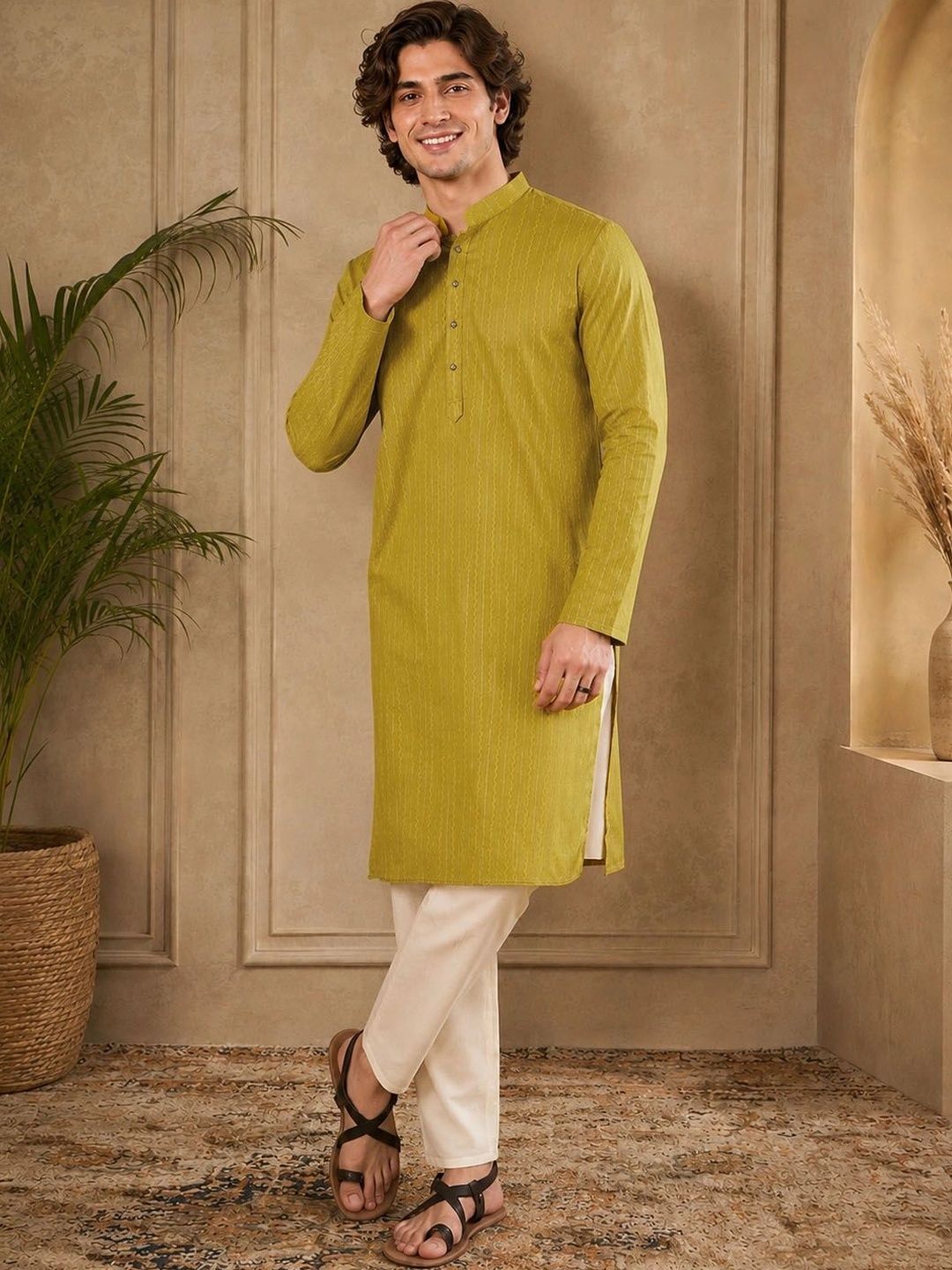 Anouk Men Striped Kurta-picture-30