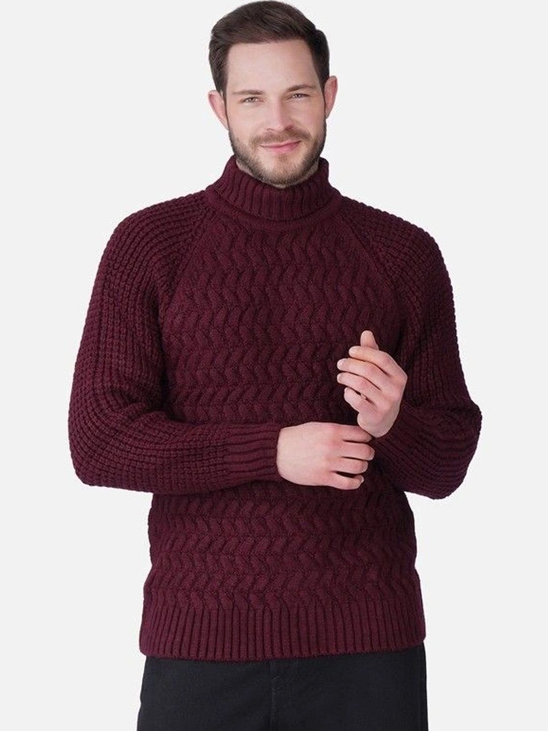 JoE Hazel Men Cable Knit Pullover-picture-57