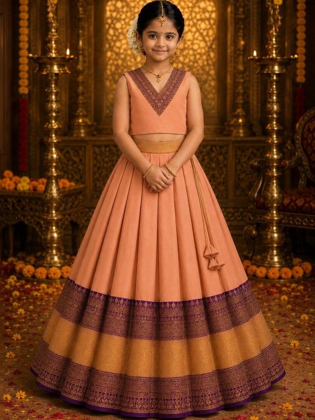 Ethzy Girls Ready to Wear Lehenga &-picture-23