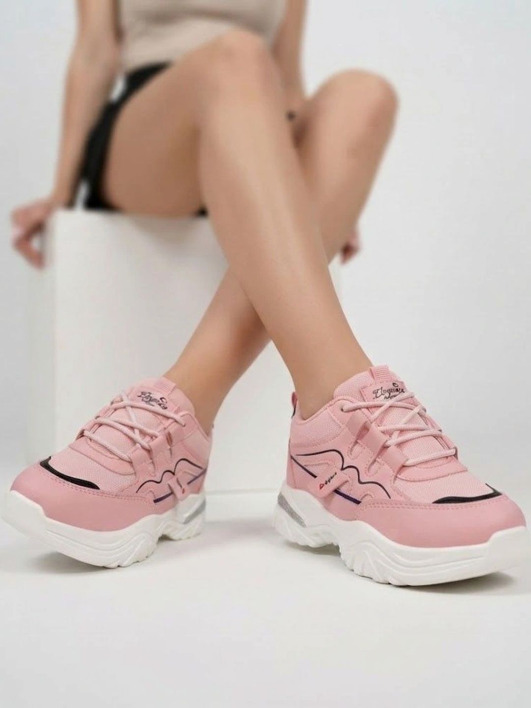 Hsquare Women Mesh Running Shoes-image-36