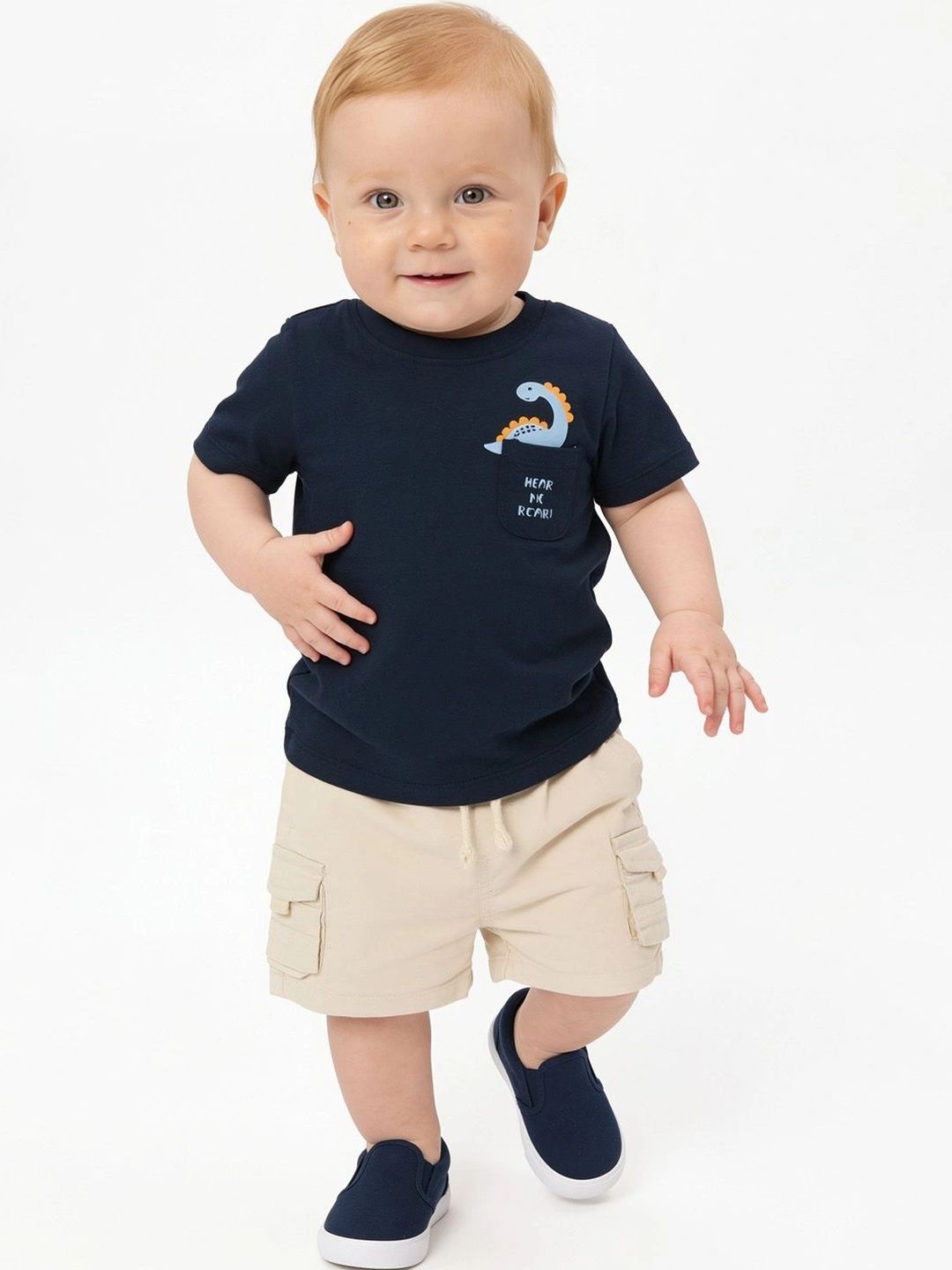 Fame Forever by Lifestyle Boys Printed Pockets T-shirt-picture-42