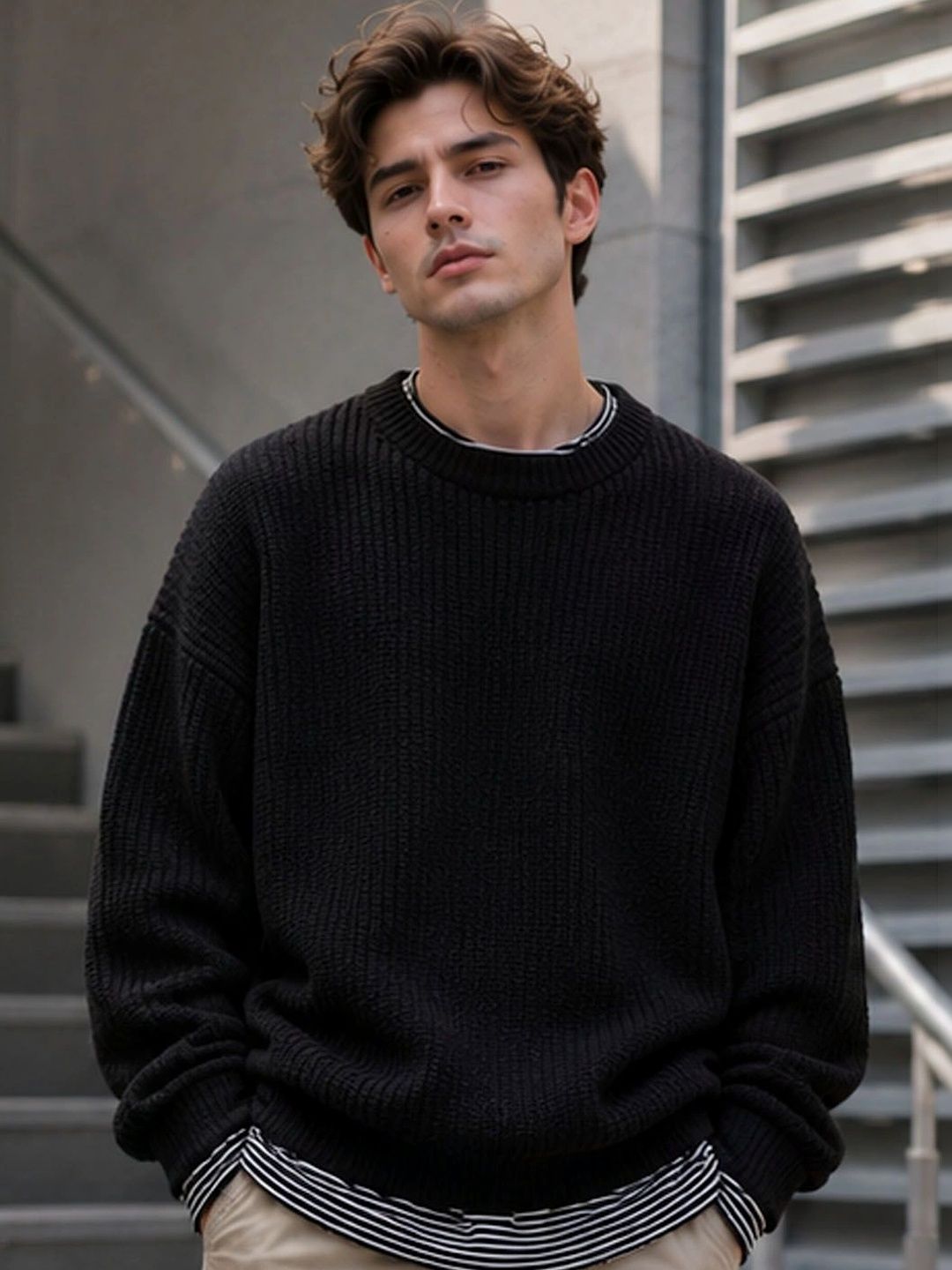 StyleCast Men Longline Pullover-picture-37