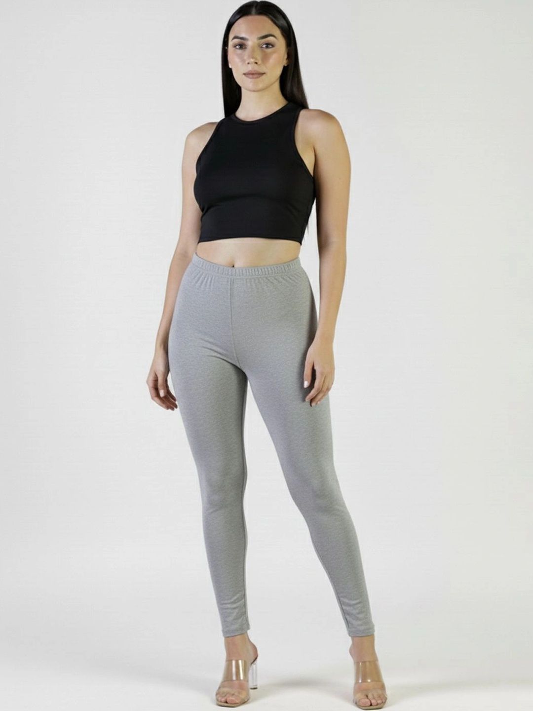 Plus Size Women Cotton Leggings-picture-5