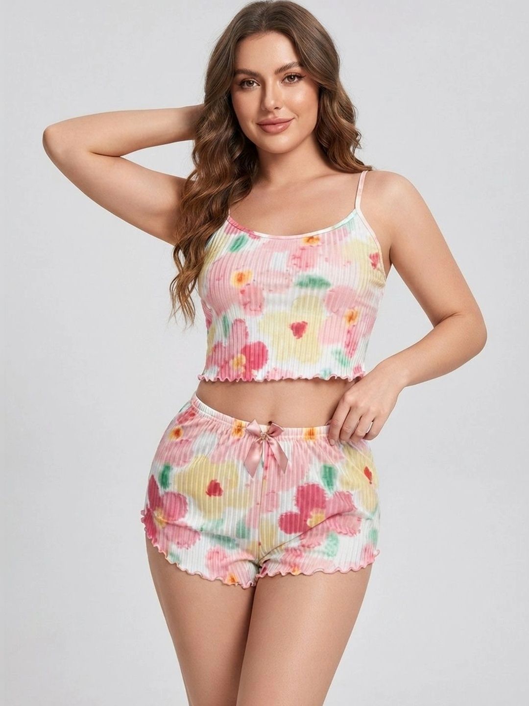 Nicsy Women Printed Night suit-picture-28