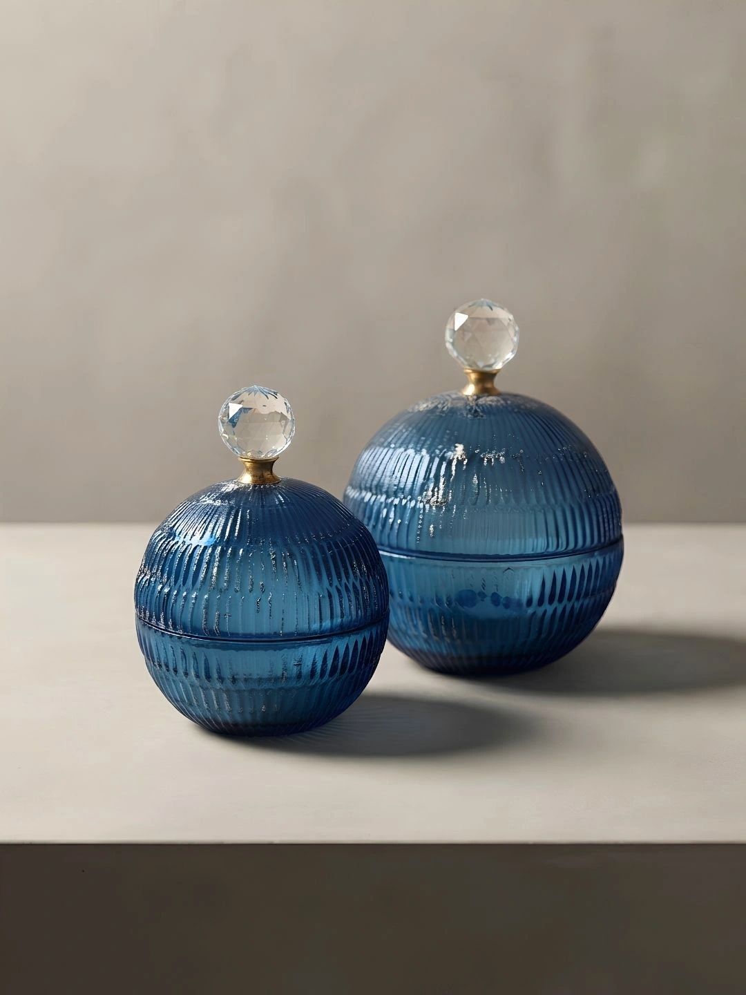 THE HOME CO. Blue 1 pieces Jar Candle-picture-35