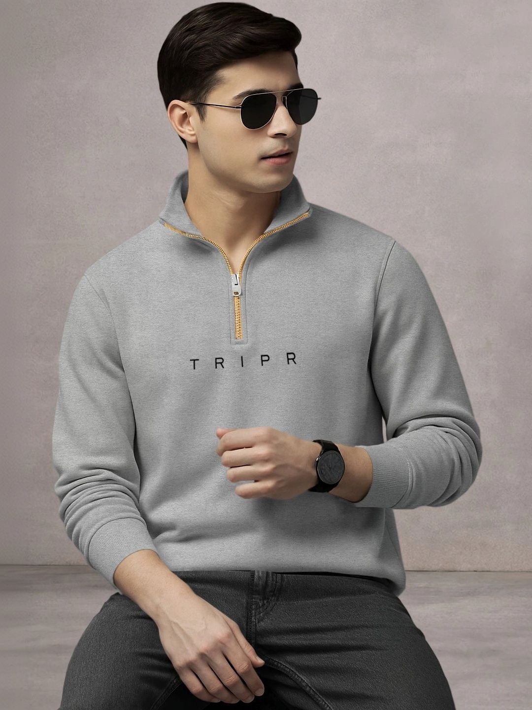 TRIPR Men Typography Pullover-picture-35