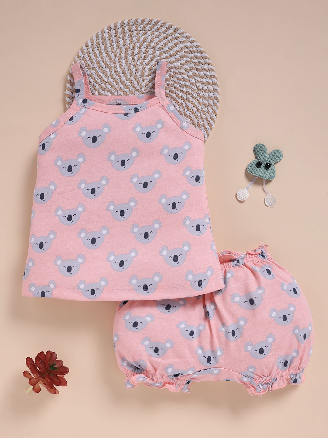 Simply Girls Printed Pure Cotton Top with Shorts-picture-18