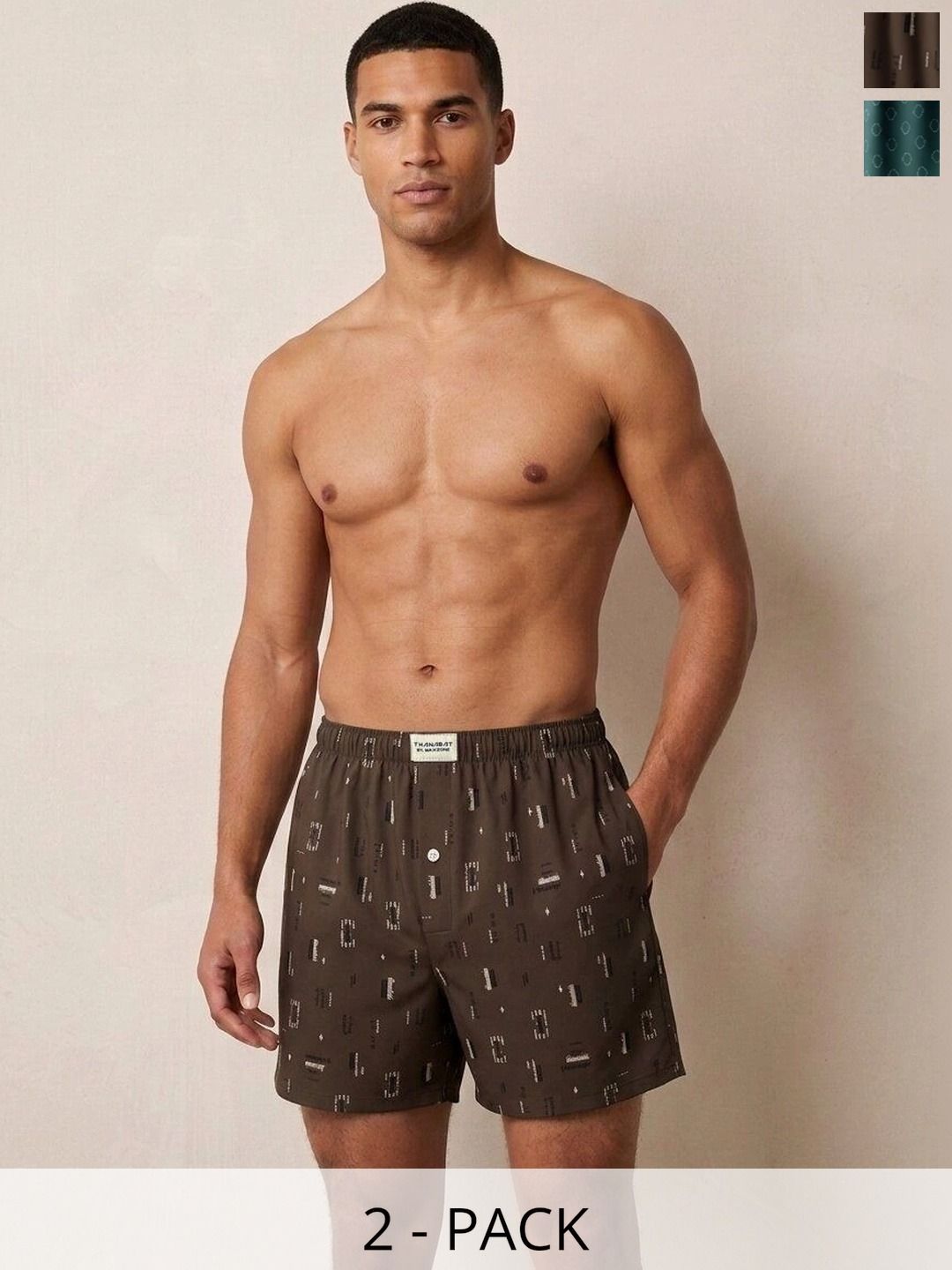 MAXZONE Pack Of 2 Printed Pure Cotton Boxers-picture-31