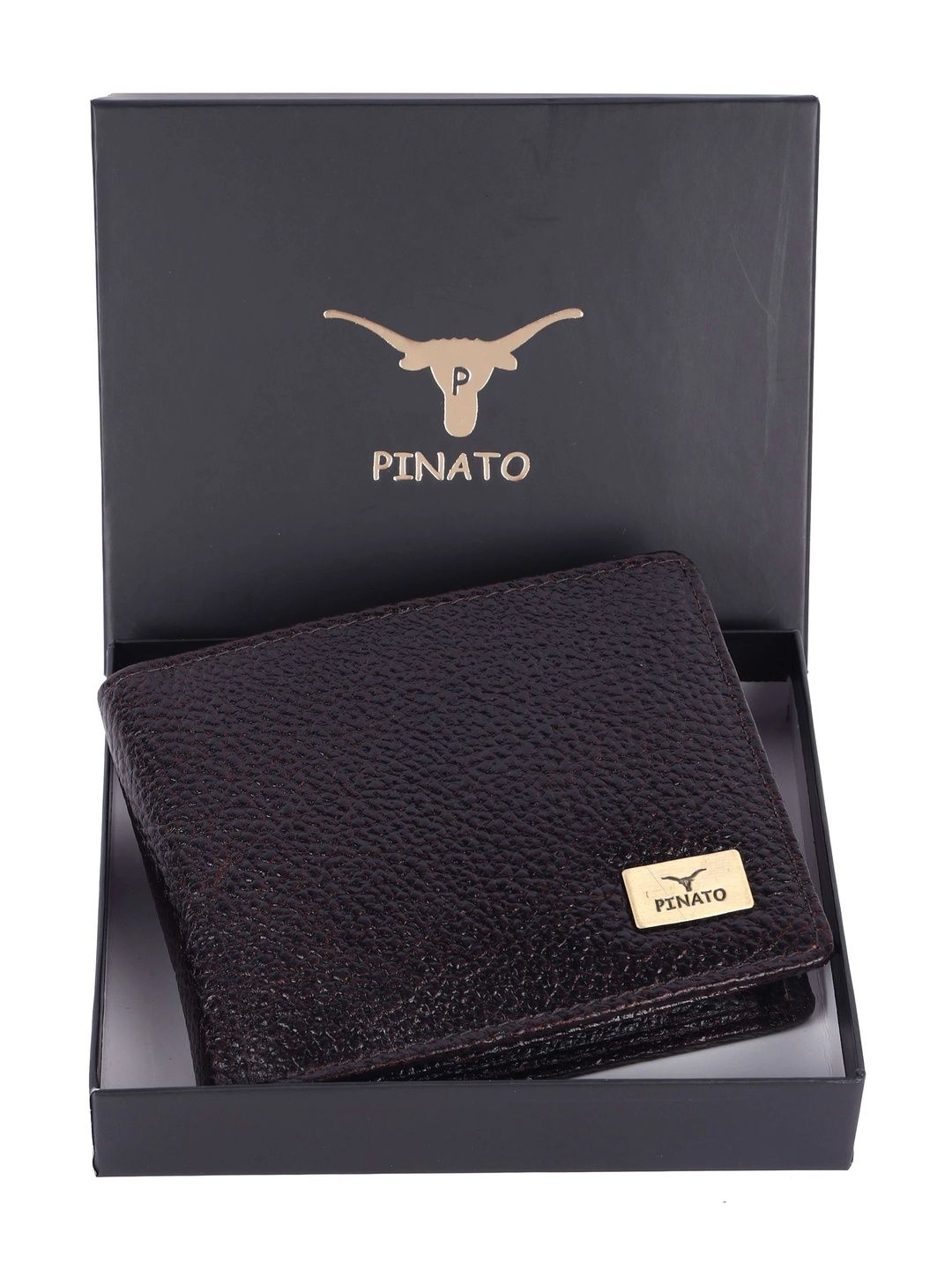 PINATO Men Textured Leather Two Fold Wallet-picture-41