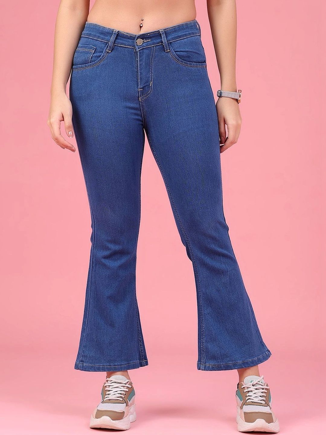 V-Mart Women Regular Fit Mid-Rise Stretchable Jeans-picture-25