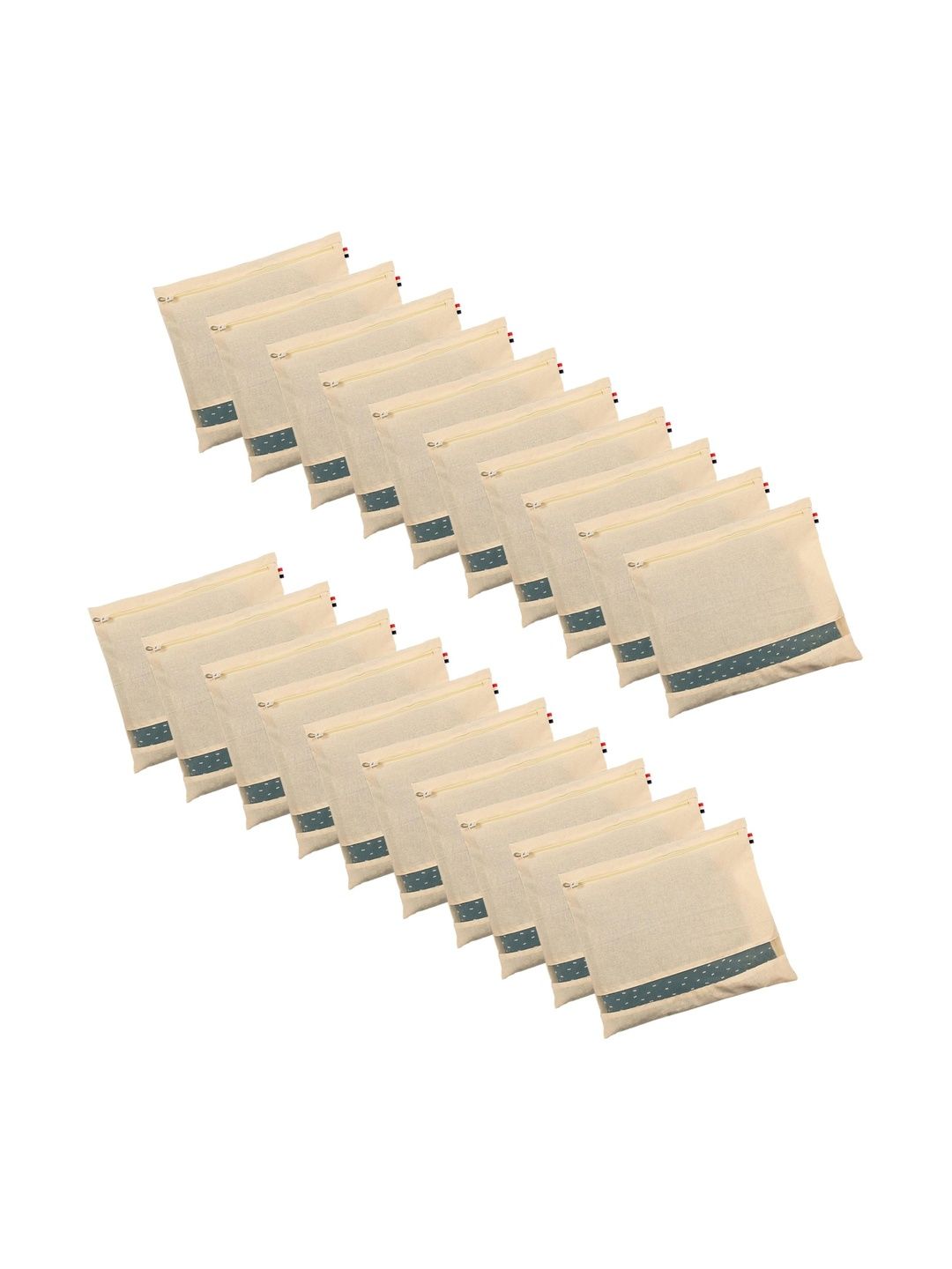 AMAK INC Cream-Coloured Set of 6 Reusable Multi-Utility Organisers-picture-57