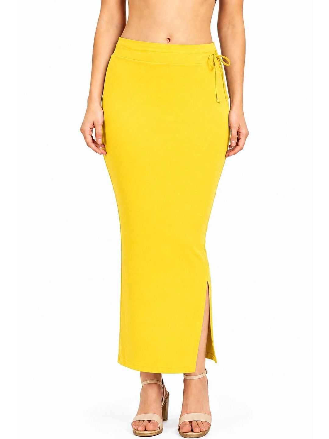 WOMIE Cotton Mermaid-Fit Saree Shapewear Shapewear-image-41
