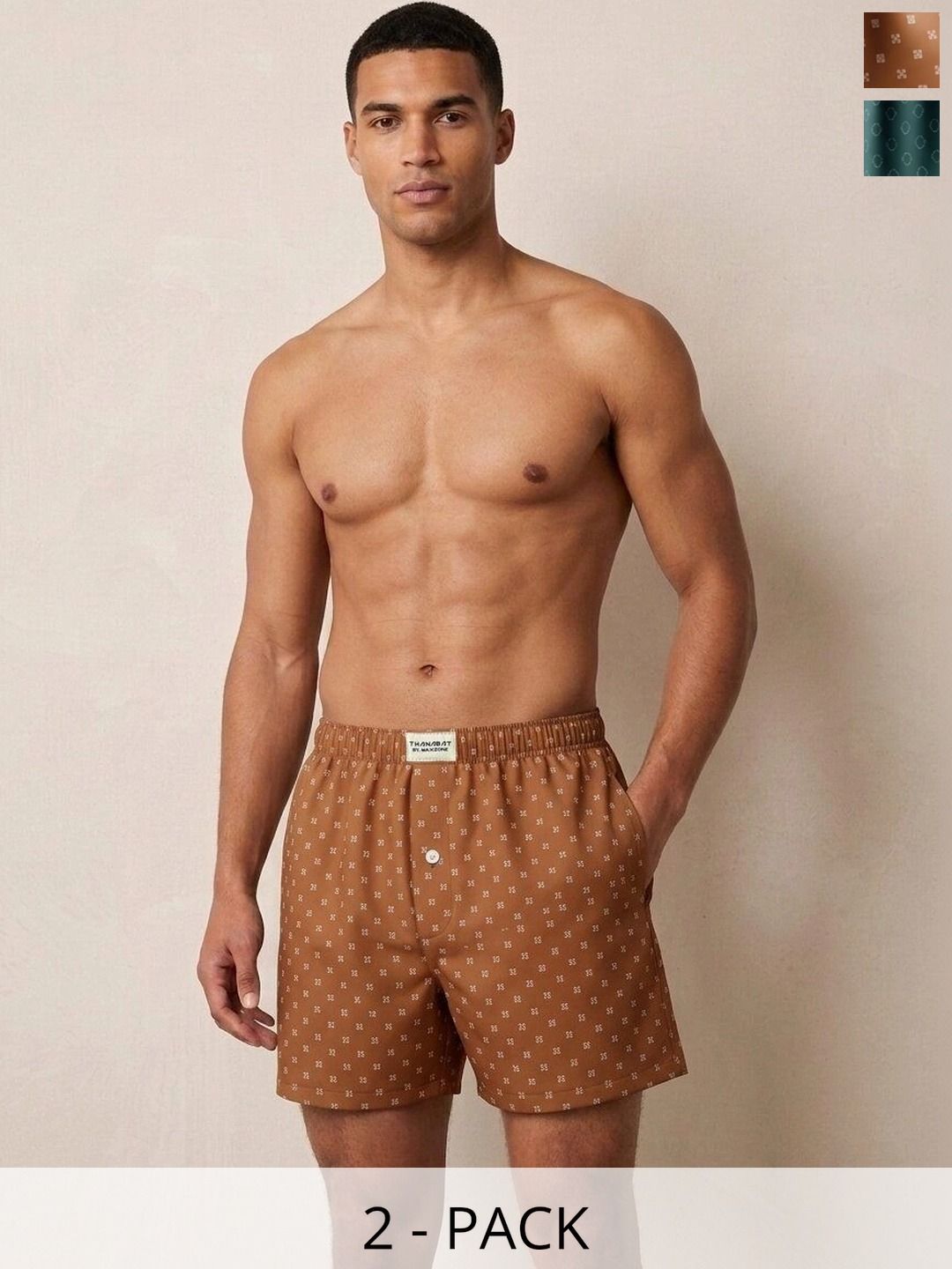 MAXZONE Pack Of 2 Printed Pure Cotton Boxers-picture-38
