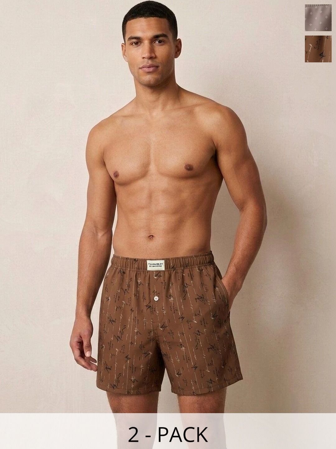 MAXZONE Pack of 2 Printed Pure Cotton Boxers-picture-26