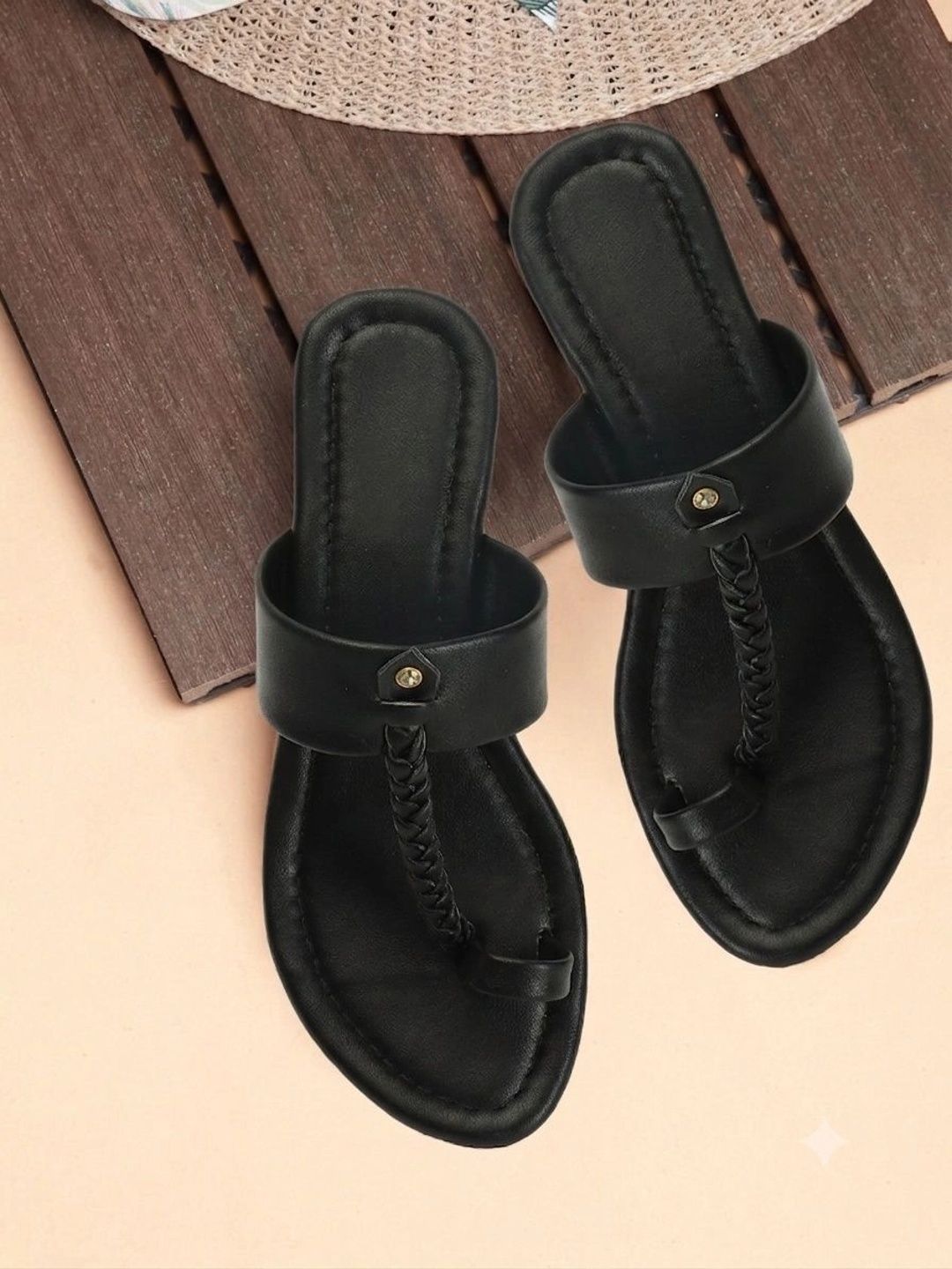 bam bam Women One Toe Flats-picture-15
