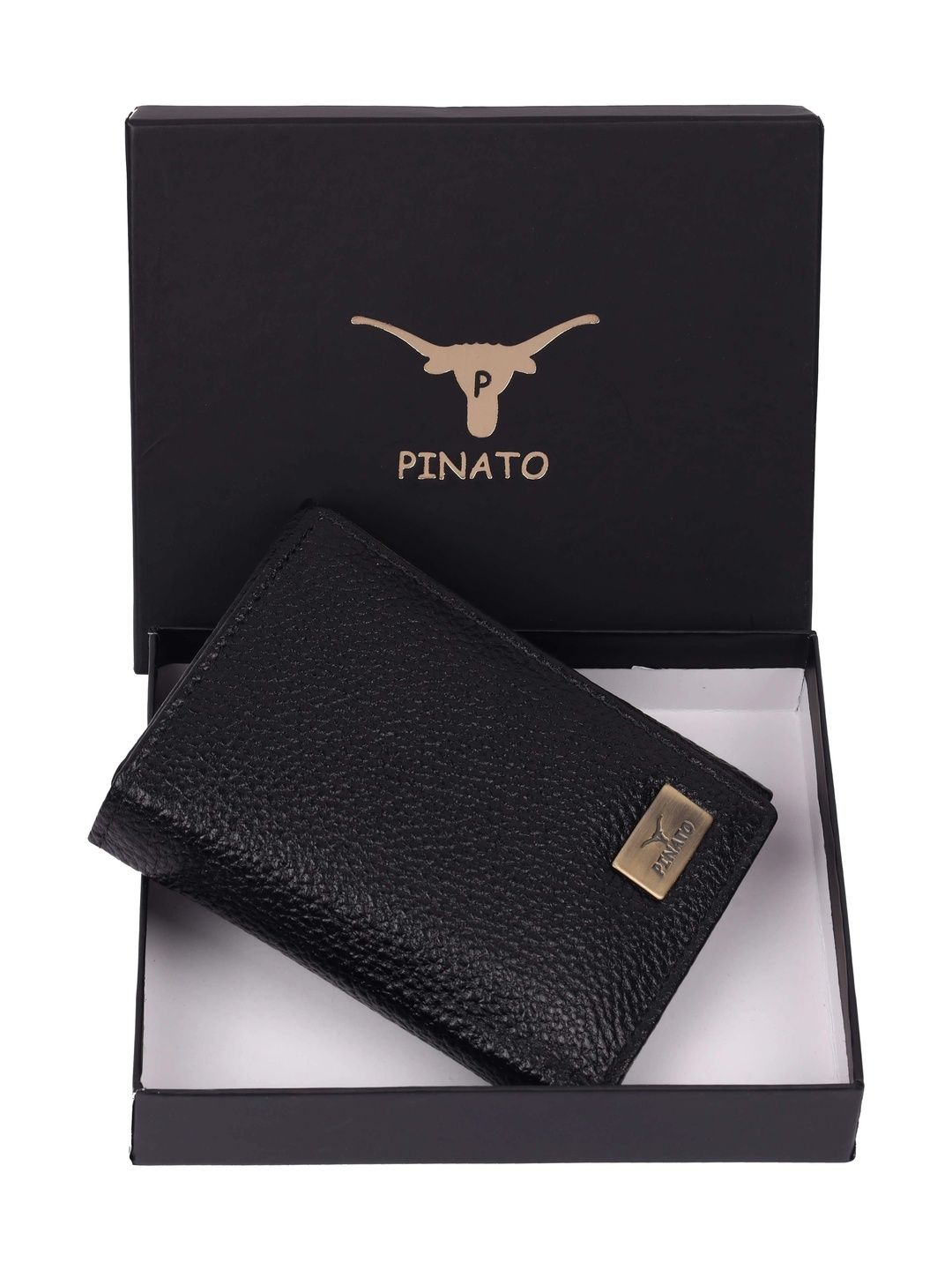 PINATO Men Textured Leather Two Fold Wallet-picture-44